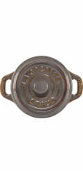 Staub Mini Cocotte Set 4-pc.  round, Ceramic, Antique Gray