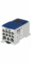 MOREK Distribuční blok - distribuční OJL280A modrý vstup: 1xAl/Cu 35-120 výstup: 2x6-35mm2/5x2,5-16mm2/4x2,5-10mm2 1000V MAB1281B10