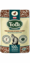 FOLK Excelent duck of Greater Poland Mono - mokré krmivo pro kočky - 85g