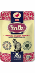 FOLK Delicious traditional polish quail Mono - mokré krmivo pro kočky - 85g