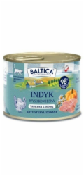 BALTICA Smaki regionów Mono Turkey - mokré krmivo pro kočky - 185g