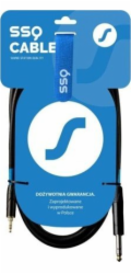 SSQ MiJS2 - Kabel Jack Stereo 3,5 mm - Jack stereo 6,3 mm, 2 m
