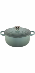 Le Creuset Signature Bräter rund 20 cm Sea Salt