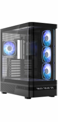 Počítačová skříň MODECOM Volcano AQ200 ARGB Midi Černá