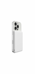 Belkin BoostCharge Slim 5000mAh magnetická powerbanka, 7,5W, bílá, BPD010hqWH