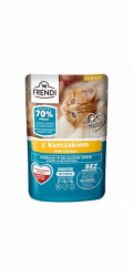 FRENDI Junior with chicken chunks in gravy - mokré krmivo pro kočky - 100g
