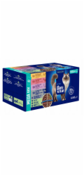 OPTIVITAL Tasty shreds in gravy with chicken, beef, lamb and veal Box - mokré krmivo pro kočky - 40x85g
