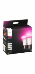 Philips Hue LED Lampe E27 2er  Set 810lm White &amp; Color Amb.