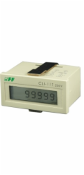 Čítač impulsů F&F 110-240V AC/DC 1P 8A panelový CLI-11T 230V