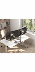 Alogic Flux Dual Flexible  Monitor Arms for Two 17-35"