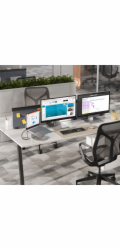 Alogic Elevate 34" Dual Vertical  Monitor Stand Silver
