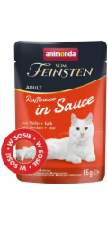 ANIMONDA Vom Feinsten Raffinesse in sauce Chicken with veal - mokré krmivo pro kočky - 85g