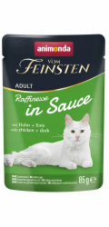 ANIMONDA Vom Feinsten Raffinesse in sauce Chicken with duck - mokré krmivo pro kočky - 85g