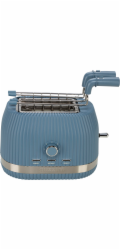 Guzzini Sous Chef Toaster  mit Folding Tongs, navy blue