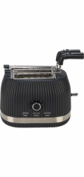 Guzzini Sous Chef Toaster  with Folgind Tongs, grey