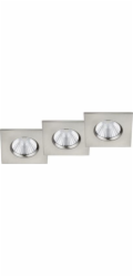 Trio Zagros LED zapuštěné svítidlo saténové 650610307