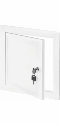 Kryt komory AWENTA z PVC, bílý, 400 x 400 mm (MKOM36)