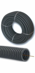 TT Plast Vlnitá trubka FI23/28 PVC 750N s pilotem (10350)