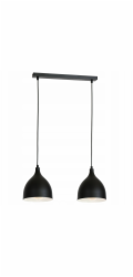 Závěsná lampa Luminex Noak 2x60W E27 černá 6222