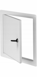 AWENTA Awenta DM93Z revizní dvířka 400x400 mm se zámkem, kovová, bílá