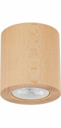 STROPNÍ SVÍTIDLO TK Lighting EVE WOOD GU10 10W