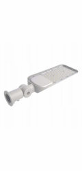 Svítidlo, pouliční lampa LED SMD 50W 5740lm 6500K IP68 šedá s nastavitelnou držákem barva CW studená bílá V-TAC SAMSUNG VT-59ST-N