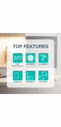 Gorenje GI6433SRWF Černá Vestavěné 59.5 cm Indukční varná deska se zónami 4 zóna/zón