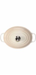 Le Creuset Signature Bräter  oval 31 cm Meringue