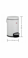 Odpadkový koš Wesco 3l, matný grafit, kosmetický Wesco