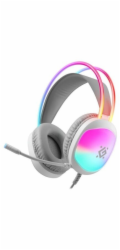 Herní sluchátka Defender Eclipse RGB bílá 62440