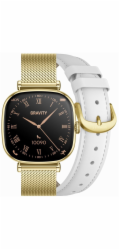 Chytré hodinky Gravity DÁMSKÉ CHYTRÉ HODINKY GRAVITY GT32-2 - BLUETOOTH HOVORY, PŘÍDAVNÝ ŘEMÍNEK (sg047b)
