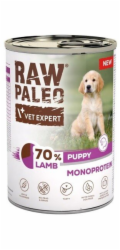 VETEXPERT Raw Paleo Mono Jehněčí štěně - vlhké krmivo pro psy - 400g