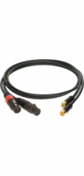 Kabel Klotz XLR - RCA (Cinch) 0,6 m černý