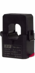 Miniaturní proudový transformátor F&F F&F TOM-100-5 s děleným jádrem 100-5A černý