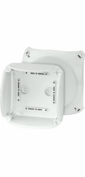 Hensel Rozvodná krabice bez svorek 130 x 130 x 77 mm šedá IP66/67 KF 0600 H (62000085)