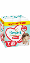 Plenkové kalhotky Pampers Premium Care 7, 15+ kg, 62 ks.