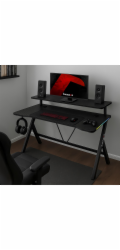 Herní stůl Huzaro Hero 1.9 RGB, černý