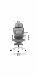 Kancelářská židle Visioner 8.3 Grey N