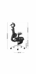 Kancelářská židle Visioner 8.3 Black N