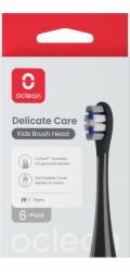 Oclean Delicate Care Kids hlavice kartáčku černé 6 ks.