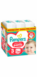 Plenkové kalhotky Pampers Active Baby 3 6-11 kg, 180 ks.