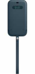 Kožený kryt Apple s MagSafe pro iPhone 12 Pro Max – baltská modrá