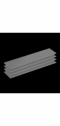 ARCTIC Thermal pad TP-4 (120x20mm, 0.5mm - 4 Pack) - prémiová teplovodivá podložka pod chladič balen