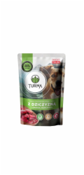 TURNA se zvěřinou – vlhké krmivo pro psa – 400g