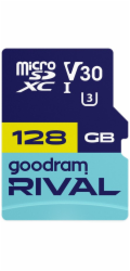 Paměťová karta GoodRam Rival MicroSDXC 128 GB třída 10 UHS-I/U3 V30 (GGSM3AA-1280R12)