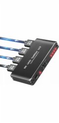 Pawonik ROZDĚLOVAČ HDMI 2.1 1x3 ROZDĚLOVAČ ULTRAHD HDCP 2.3 8K60HZ 4K 120HZ - 3 TV jedna velikost