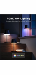 Govee Table Lamp Classic S RGBICWW stolní lampa, Matter