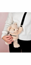 Doudou Plyšová taška přes rameno Medvídek béžový 30 cm