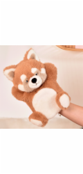Doudou Histoire d´Ours Plyšový maňásek Panda červená 24 cm