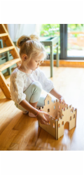 BeWooden Dřevěný Panáčkův hrad 1kk